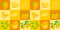 Ripe Mango abstract seamless geometric vector pattern for packaging design