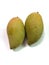 Ripe mangoes isolated