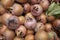 Ripe medlars closeup