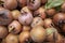 Ripe medlars closeup