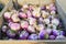 Ripe organic turnips on farm or market
