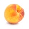 Ripe peach fruit isolated