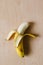 Ripe peel banana