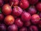 ripe plums fruit background closeup