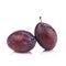 ripe prune or plum isolated on a white background