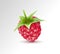 Ripe raspberries isolated on transparent background. Quality realistic vector. 3d illustraton