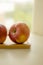 Ripe Red Apple Wooden Bowls Other Apples Table