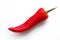Ripe red pepper, close up view