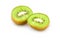 Ripe Sliced Kiwi Fruit Isolated