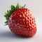 ripe strawberry close up 3d