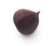 Ripe sweet fig isolated at white background
