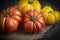 Ripe tomatoes on old background vegan rustic group closeup salad tasty vitamin