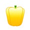 Ripe yellow bell pepper