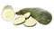 Ripe zucchinis or courgettes