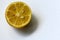 Ripen lemon fruit slice details