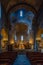 Ripoll, Spain, May 28, 2022: Interior of the Monastery of Santa