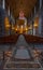 Ripoll, Spain, May 28, 2022: Interior of the Monastery of Santa