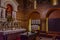 Ripoll, Spain, May 28, 2022: Interior of the Monastery of Santa