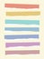 Ripped colorful blank paper pieces are stuck on striped background
