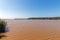 Rippled Brown Muddy Water Landscape at St Lucia Estuary