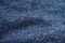 Rippled heather blue woolen fabric from above
