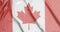 Rippled Waving Canada flag
