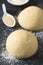 Risen or Proved Yeast Dough for Bread or Pizza