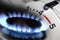 Rising energy costs with gas price and heating