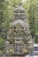 The Rising Gopuram Or Pinnacle of the Sita Hindu Temple Among the Foliage at Sita Eliya Among the Central Hills of Nuwara Eliya