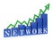 Rising network graph