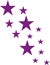 Rising stars purple