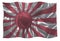 The rising sun Japanese flag