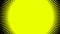 Rising of the sun. Sun pattern yellow, black background animation