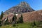 Rising View of Clements Mountain on the Hidden Lake Trail, Glacier National Park, Montana