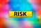 Risk Abstract Colorful Background Bokeh Design Illustration