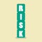 Risk blocks flat style