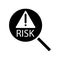 Risk icon, vector illustration