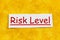 Risk level management high low assessment meter indicator measure