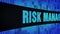 Risk Management Side Text Scrolling LED Wall Pannel Display Sign Board