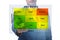 Risk Matrix concept with impact and likelihood