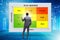 Risk Matrix concept with impact and likelihood