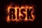 Risk text flame flames burn burning hot explosion