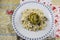 Risotto with artichokes and taleggio cheese