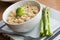 Risotto with asparagus