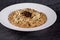 Risotto with funghi mushrooms and parmesan cheese