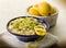 Risotto with lemon and parsley