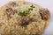 Risotto wich chicken hearts