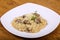 Risotto wich chicken hearts