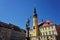 Ritter Dutschmann Fountain, Town Hall and baroque houses in Bautzen