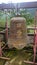 Ritual bell in a Buddhist monastery